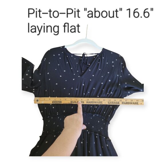 Rails Joy Smocked Waist Star Print Dress size S EUC - Picture 10 of 14